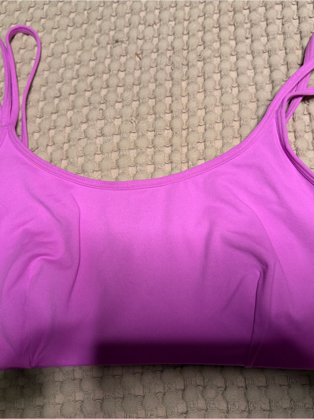 Fabletics Purple & Magenta Leggings and NWT sports bra MEDIUM Women Outfit fitne - Picture 2 of 5
